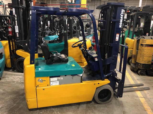 2003 Komatsu 3 Wheel Electric Forklift Ri Go Lift Truck Ltd