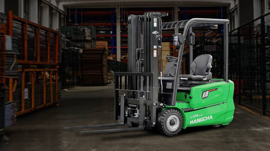 hangcha 3 wheel lithium forklift