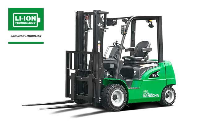 Light Duty 4-wheel xc series li-on battery forklift 4000-7000lbs